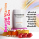 Codeage Teen Fermented Vegan Multivitamin, Multivitamine Vegane Fermentate Pentru Adolescenti, 60 Cps GNC
