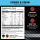 Gnc Amp New Wheybolic, Proteina Din Zer, Studiata Clinic, Cu Aroma De Biscuiti Cu Crema, 828,2 G GNC