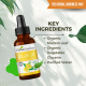 Herbal Goodness Organic Mullein Leaf Liquid Extract, Extract Lichid Organic Din Frunze De Lumanarica, 30 Ml GNC