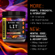 Beyond Raw Lit V2 Pre-workout With Strawberry Lemonade Flavor, Pre-workout Cu Aroma De Limonada De Capsuni, 492 G GNC