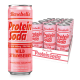 Barebells Protein Soda With Strawberry Flavor, Bautura Proteica Carbogazoasa Cu Aroma De Capsuni, 355 Ml GNC