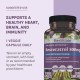 Resvitale Resveratrol 500 Mg Cu Quercetina, Formula Avansata Triactiv Pentru Activarea Genei Longevitatii Cu Trans-resveratrol, 60 Cps GNC