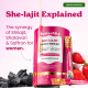Better Alt She-lajit Honey Sticks, Pliculete De Shilajit Din Himalaya Si Extract De Shatavari Cu Aroma De Capsuni, 30 Pliculete GNC
