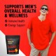Gnc Mega Men Soft Chews, Complex De Multivitamine Pentru Barbati, Cu Gust De Fructe Asortate, 60 Caramele GNC