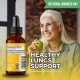 Herbal Goodness Organic Mullein Leaf Liquid Extract, Extract Lichid Organic Din Frunze De Lumanarica, 30 Ml GNC