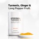Codeage  Turmeric Lipozomal Fermentat + Piper Negru,  Curcumin Si Ghimbir, 90 Cps GNC