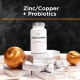 Codeage Amen Zinc/copper + Probiotics 2 Billion Cfu, Formula Pentru Echilibru Mineral Si Digestie Sanatoasa, 90 Cps GNC