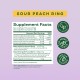 Bloom High Energy Pre-workout - Sour Peach Ring, Pre Workout Cu Aroma De Jeleuri Cu Piersica Acrisoara, 197.5 G GNC