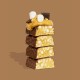 Anabar Protein Candy Bar - S'mores, Baton Proteic Cu Aroma De Ciocolata Cu Lapte Si Bezele , 65 G GNC