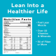 Gnc Total Lean Lean Shake 25, Shake Proteic, Cu Aroma De Banana, 832 G GNC