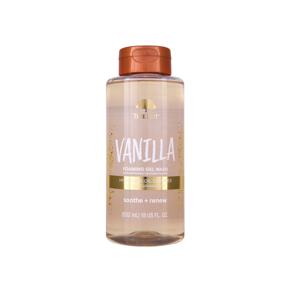 Tree Hut Foaming Gel Wash Vanilla, Gel De Dus Cu Aroma De Vanilie, 532 Ml GNC