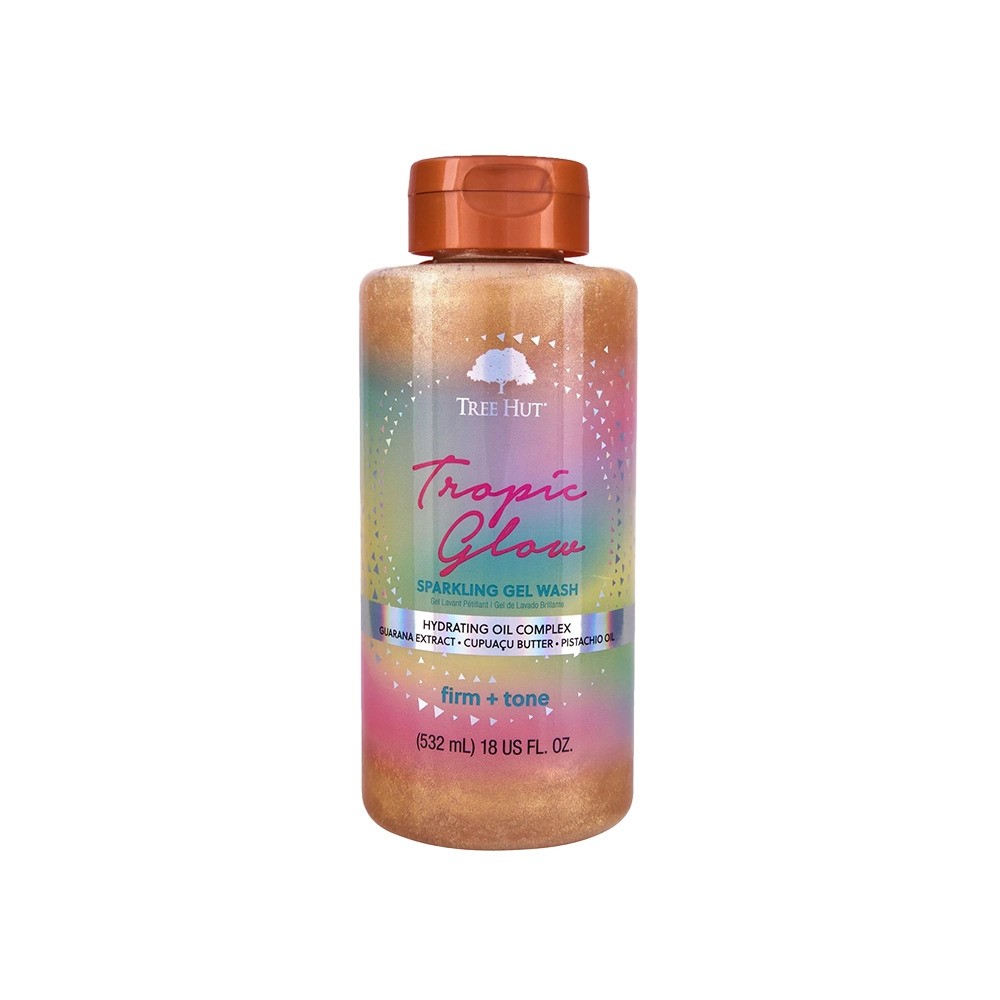 Tree Hut Sparkling Gel Wash Tropic Glow, Gel De Dus Cu Sclipici, 532 Ml GNC