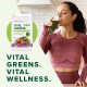 Gnc Superfoods Vital Greens Daily Superfoods Powder, Pudra Cu Super Alimente Verzi Cu Aroma De Fructe De Padure, 424.8 G GNC
