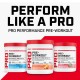 Gnc Pro Performance Pre-workout - Tropical Fruit Punch Flavor, Pre-workout, Cu Aroma De Punch De Fructe Tropicale, 339g