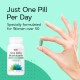 Gnc Women’s One Daily Multivitamin 50 Plus, Complex De Multivitamine Pentru Femei 50 Plus, 60 Tb GNC