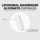 Codeage Liposomal Magnesium Glycinate, Magneziu Bisglicinat Lipozomal Cu Bioperine, Formula Avansata Pentru Absorbtie Superioara, 120 Cps GNC