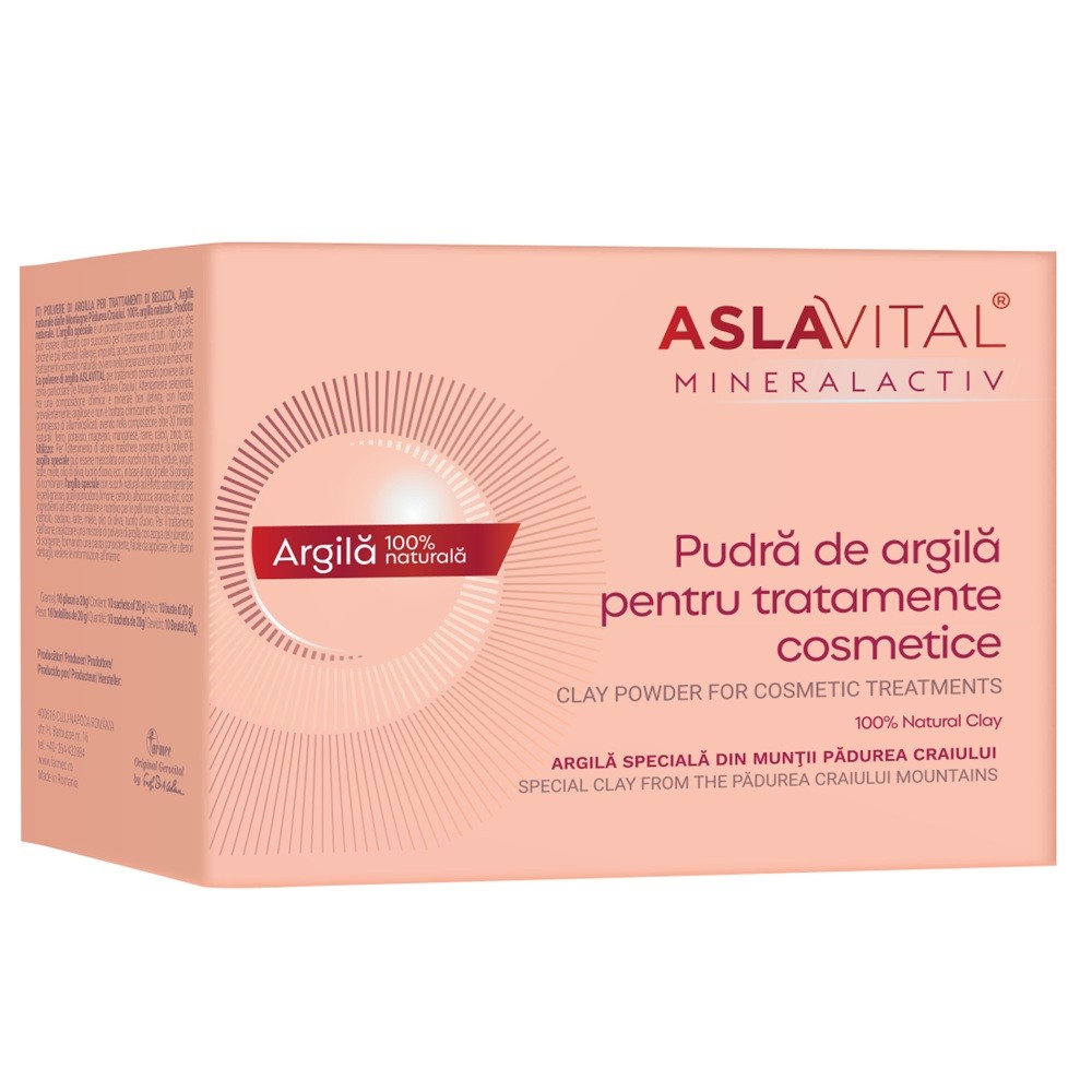 Aslavital Pudra Argila Tratament