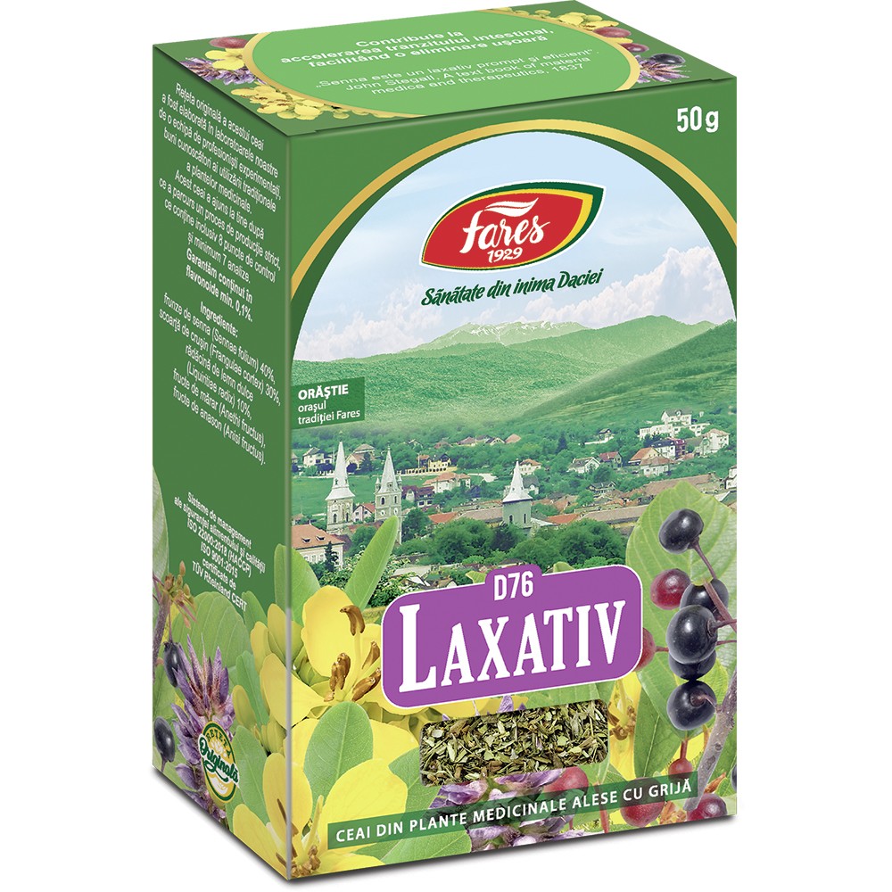 Fares Ceai Laxativ D76 50g Vrac