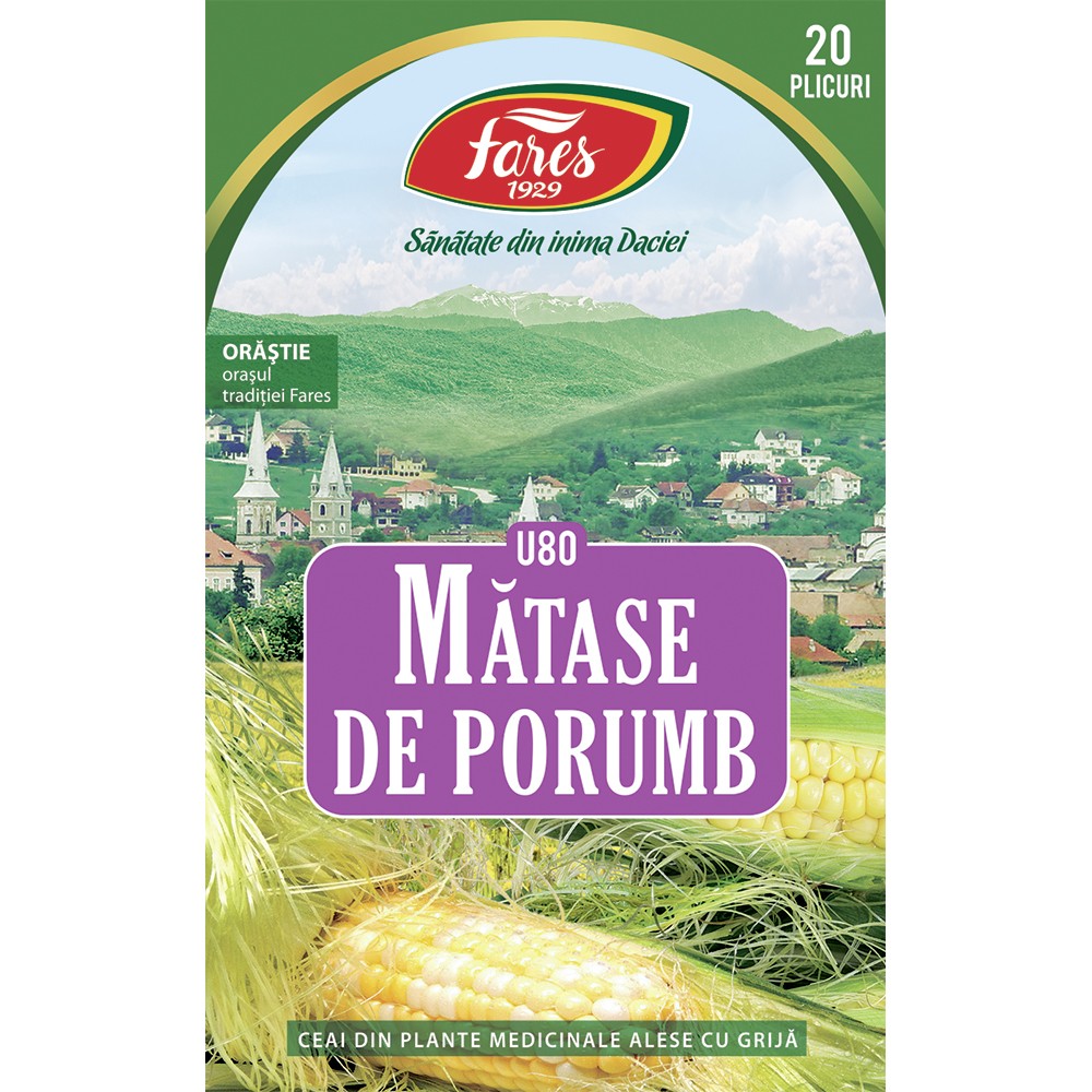 Fares Ceai Matase de Porumb U80 x 20plic