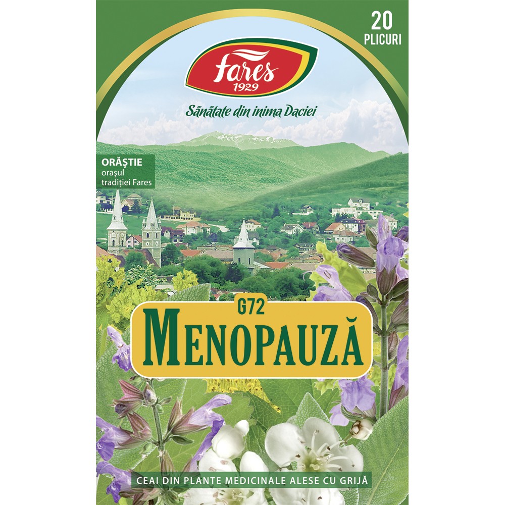 Fares Ceai Menopauza- 20plic,G72