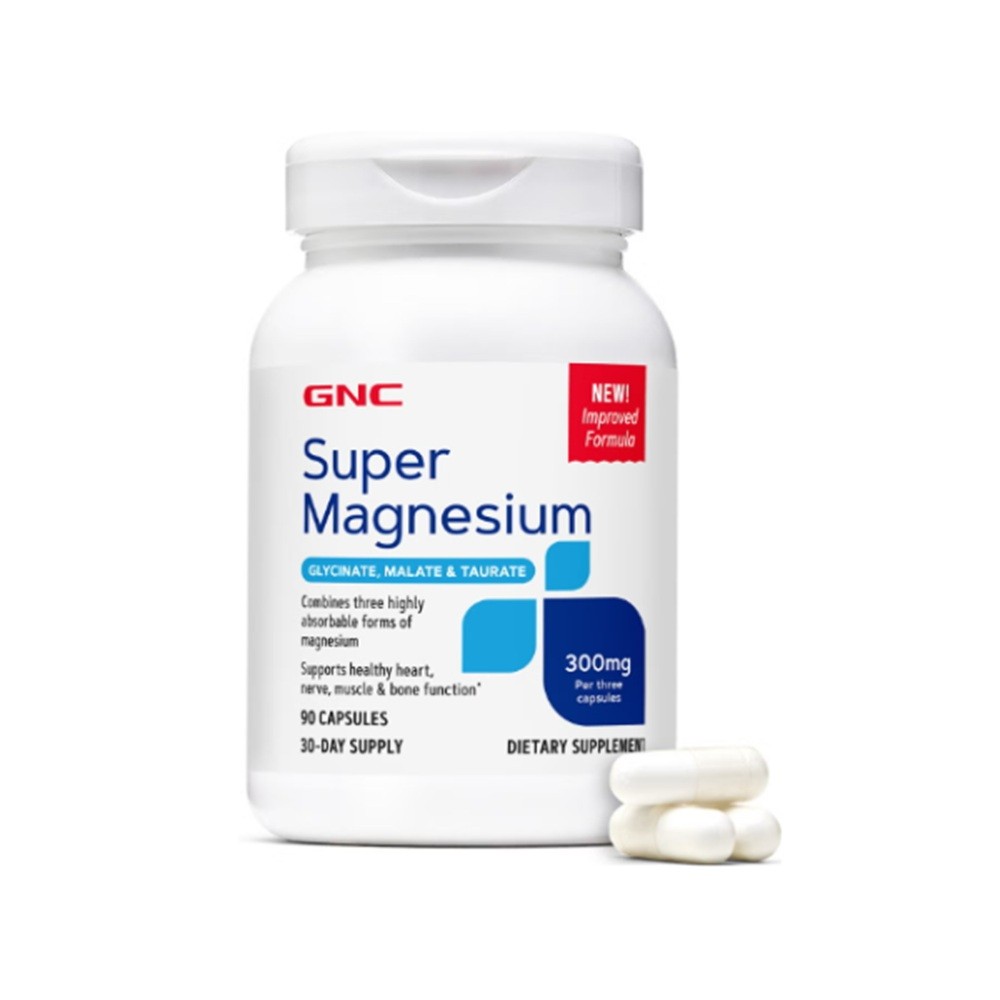 Gnc Super Magnesium 300 Mg 90 Cp