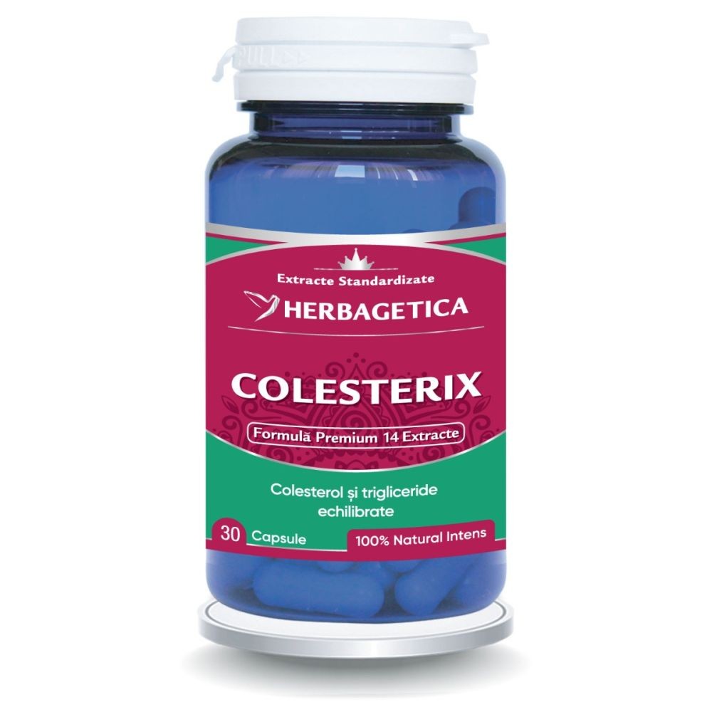 Herbagetica Colesterix  30cps