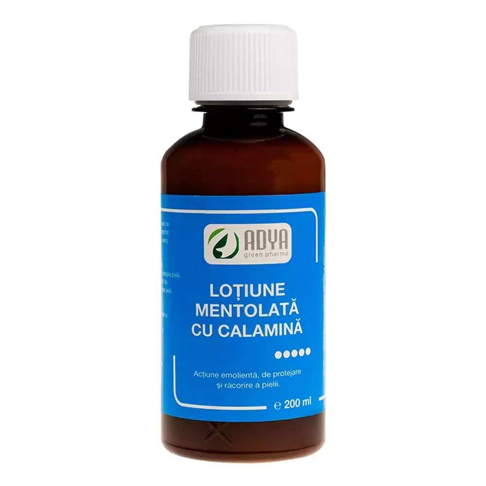 Lotiune Mentolata Cu Calamina 200ml Adya Green