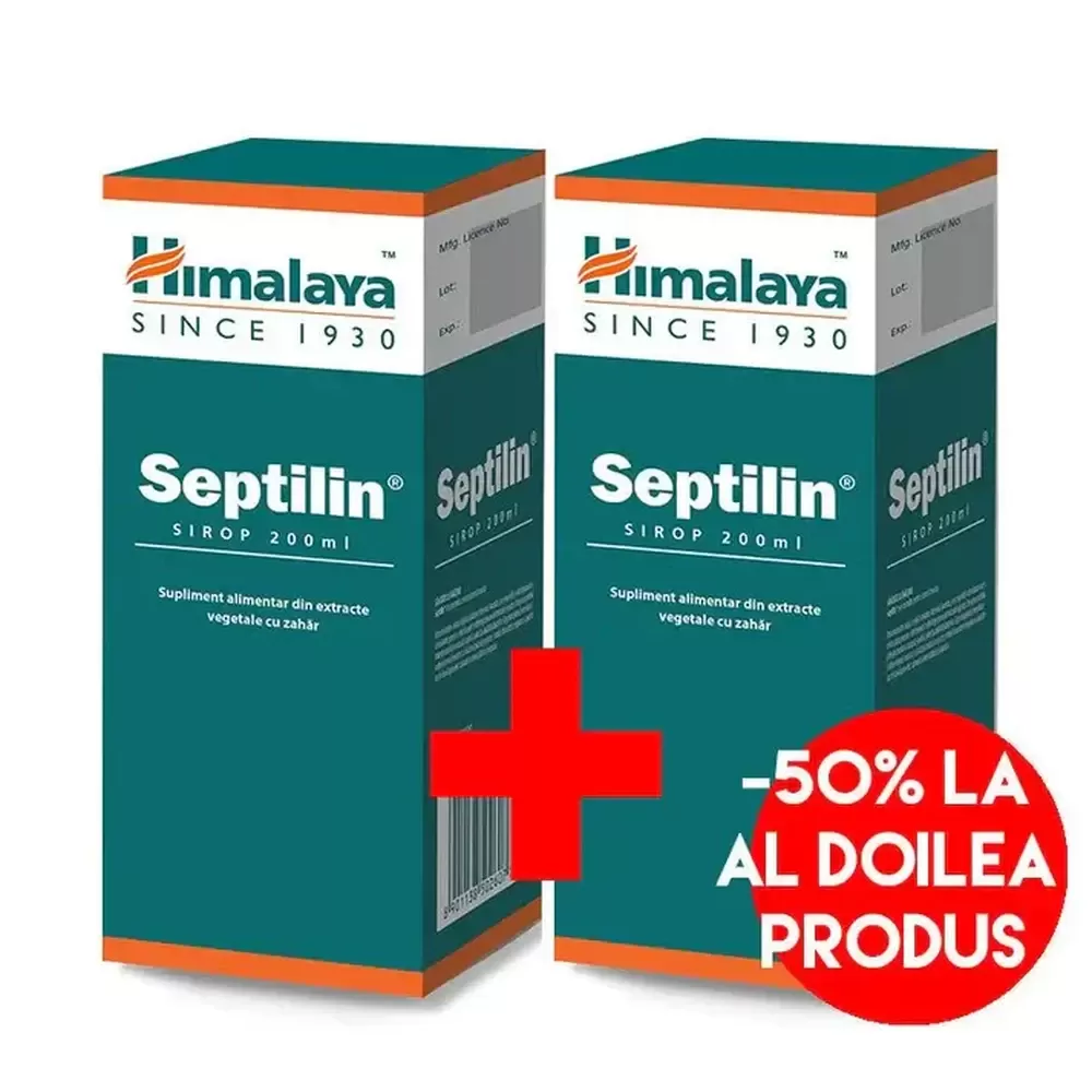 Septilin Sirop 200ml Himalaya Pachet 1+1 50