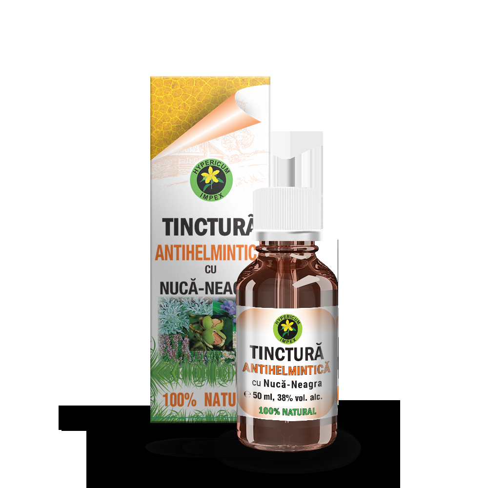 Tinctura Antihelmintica Cu Nuca Neagra 50ml Hypericum