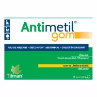 Antimetil Gom x 12 gume orale Tilman