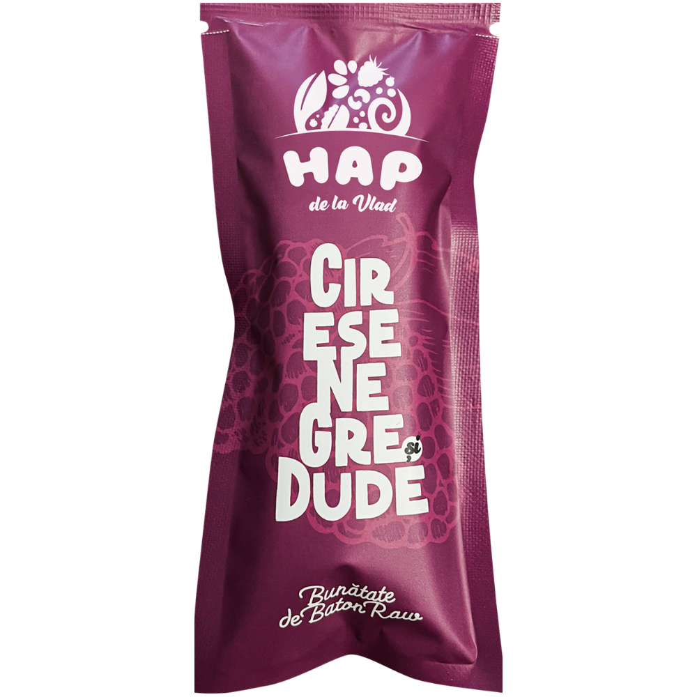 Hap de la Vlad Baton Raw Cirese Negre si Dude 45g