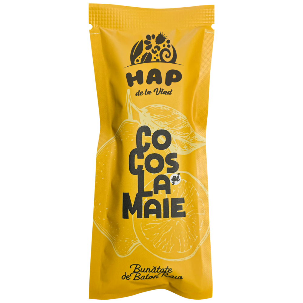 Hap de la Vlad Baton Raw Cocos si Lamaie 45g