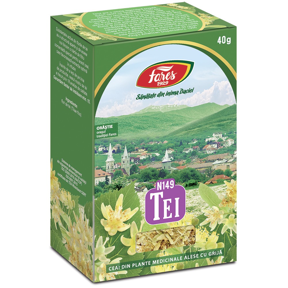 Fares Ceai Tei Fl Pg 40g,N149