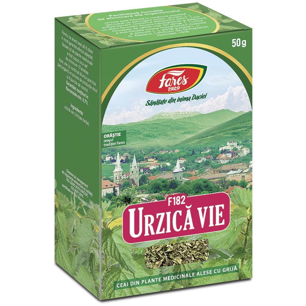 Fares Ceai Urzica Vie F182 50g vrac