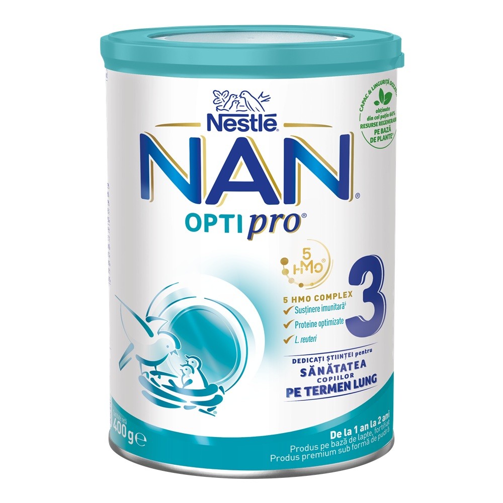 Nestle Nan Lapte Praf 3 Optipro*400g