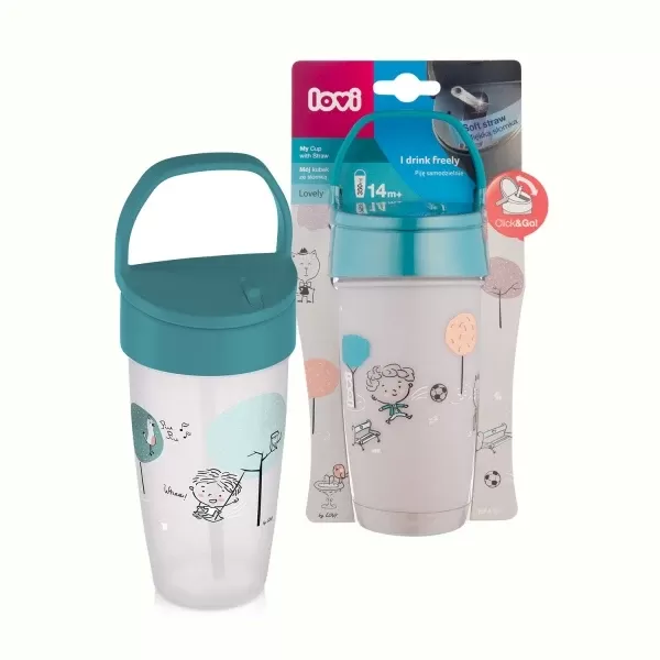 Lovi 35/355boy Cana Mea Cu Pai Active Lovely Baiat 350ml