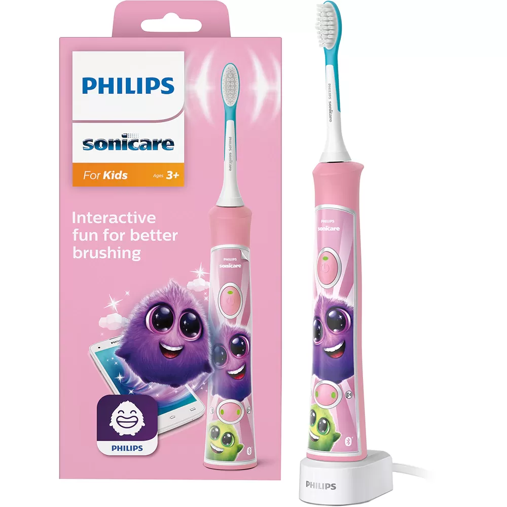Periuta Electrica Philips Sonicare Kids Hx6352/42 Roz