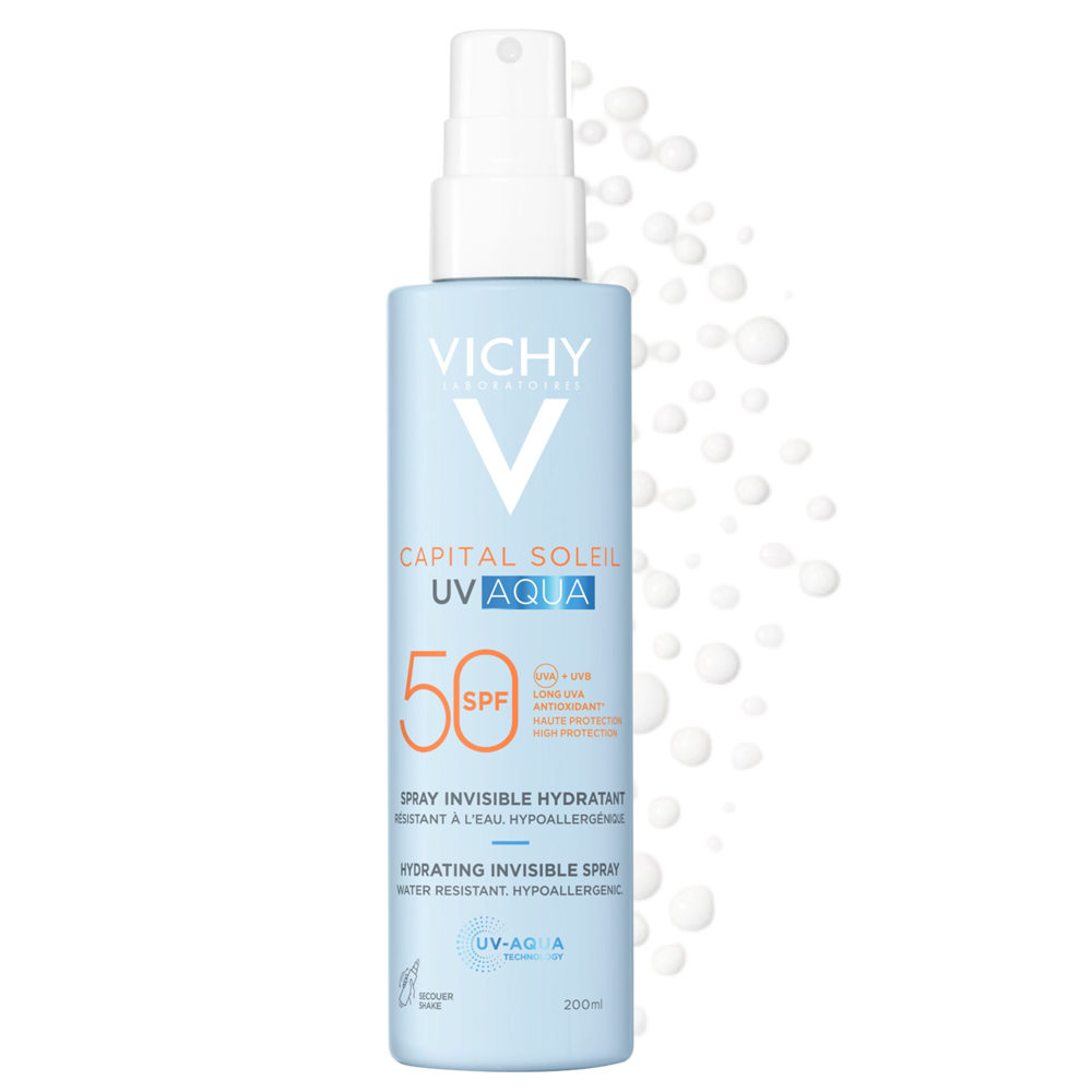 Vichy Capital Soleil Uv Aqua Spray Fata Si Corp Spf50 200ml