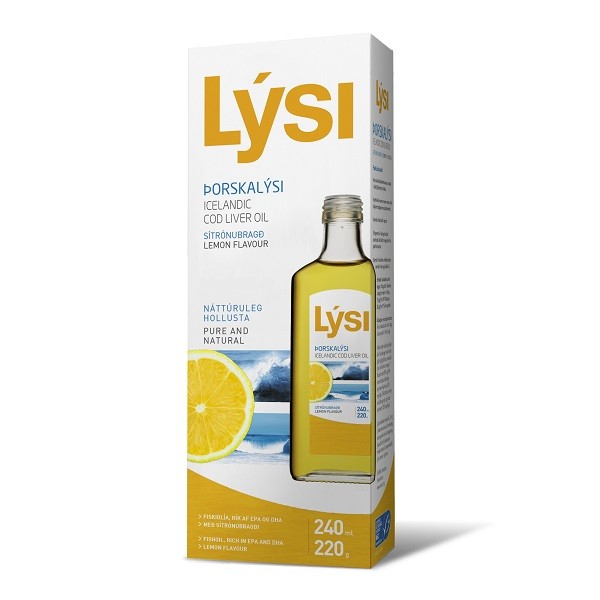 Lysi Ulei din Ficat de Cod Lamaie 240ml