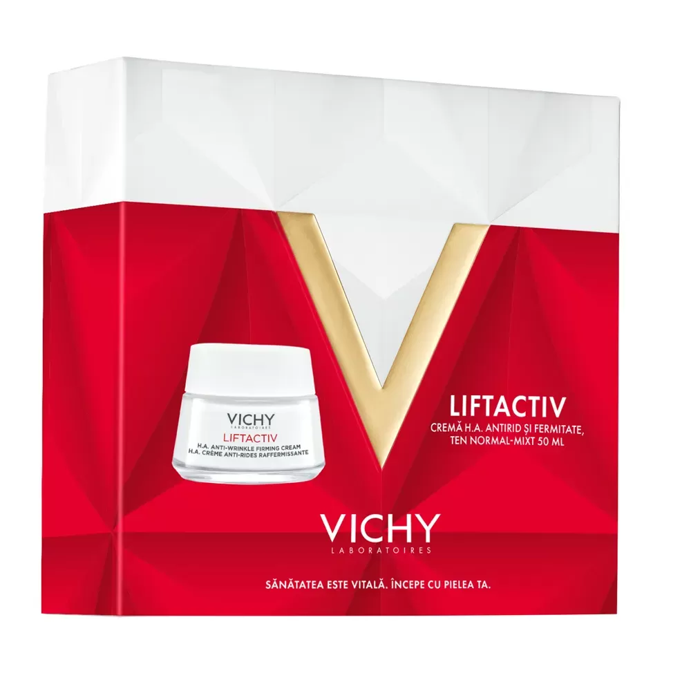 Vichy Liftactiv HA Antirid si Fermitate Ten Normal-Mixt Pachet
